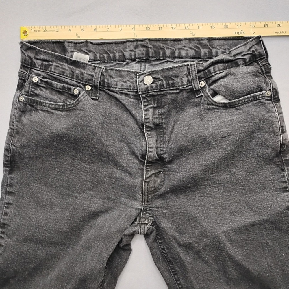 Levis 541 Athletic Taper Mens Jeans 40x30 Charcoal Gray WaterLess Denim Pants - Picture 7 of 11